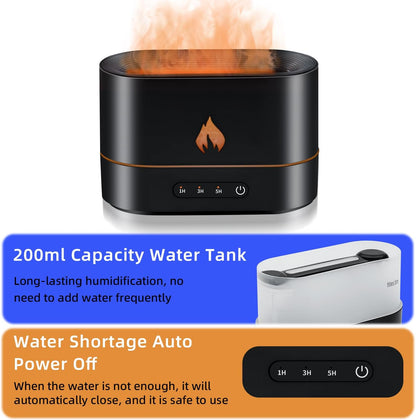 Flame Aroma Diffuser - Zwart